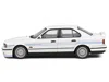 Solido 1994 Bmw E34 Alpina B10 Biturbo White With Blue Stripes 1/43 Diecast Model Car By