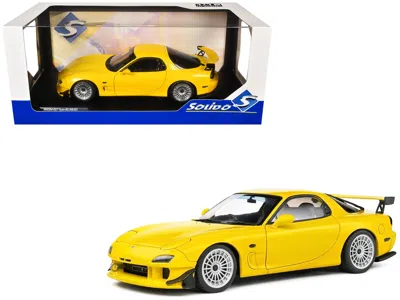 Solido 1994 Mazda Rx7 Type Rs (fd3rs) Rhd (right Hand Drive) Yellow 1/18 Diecast Model Car By