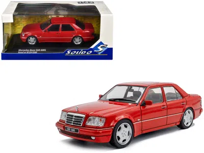 Solido 1994 Mercedes-benz (w124) E60 Amg Signal Red 1/43 Diecast Model Car By