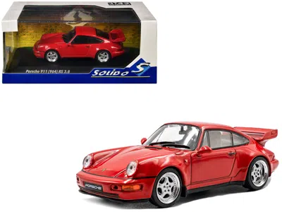 Solido 1994 Porsche 911 (964) Rs 3.8 Guards Red 1/43 Diecast Model Car By