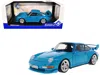 Solido 1997 Porsche 911 (993) Clubsport Riviera Blue 1/18 Diecast Model Car By  In Blue