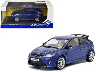 Solido 2010 Ford Focus Mkii Rs Indianapolis Blue Metallic 1/43 Diecast Model Car By