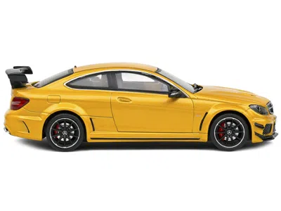 Solido 2012 Mercedes-benz C63 Amg Black Series Solarbeam Yellow Metallic 1/43 Diecast Model Car By  In Brown