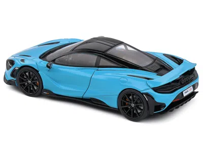 Solido 2020 Mclaren 765 Lt Curacao Blue With Black Top 1/43 Diecast Model Car By