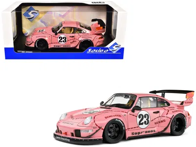 Solido 2020 Rwb Bodykit #23 "pink Pig" Pink With Graphics 1/18 Diecast Model Car By