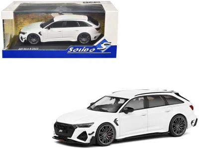 Solido 2021 Audi Abt Rs6-r Ibis White 1/43 Diecast Model Car By