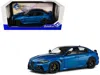 Solido 2022 Alfa Romeo Giulia Gta Anodized Blue Metallic With Carbon Top 1/18 Diecast Model Car By  In Black