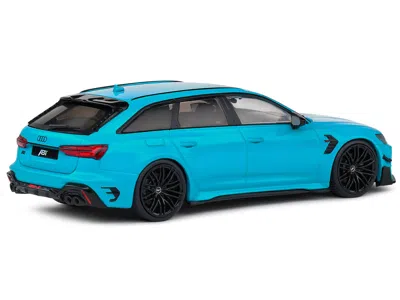 Solido 2022 Audi Abt Rs 6-r Miami Blue 1/43 Diecast Model Car By