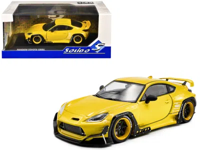 Solido 2022 Toyota Pandem Gr86 Yellow 1/43 Diecast Model Car By