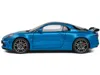 Solido 2023 Alpine A110s Pack Aero Bleu Alpine Blue Metallic With Black Top 1/18 Diecast Model Car By Solid