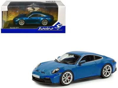 Solido 2023 Porsche 911 (992) Gt3 Touring South Sea Blue Metallic 1/43 Diecast Model Car By