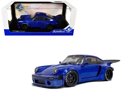 Solido 2024 Porsche 911 Ks-r By Khyzyl Saleem Dark Blue Metallic 1/18 Diecast Model Car By
