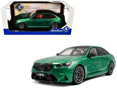 Solido 2025 Bmw M5 Isle Of Man Green Metallic 1/18 Diecast Model Car By