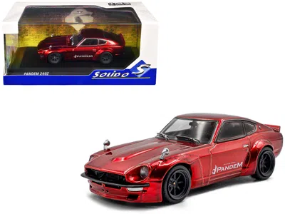 Solido Datsun Pandem 240z Red Metallic 1/43 Diecast Model Car By