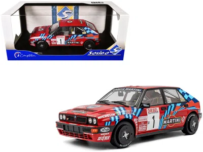Solido Lancia Delta Hf Integrale #1 Miki Biasion - Tiziano Siviero Winner "rally Sanremo" (1989) "competiti