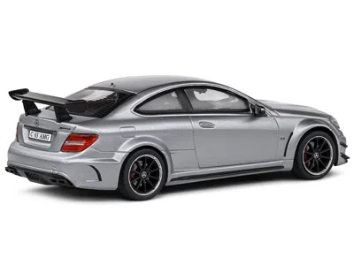 Solido Mercedes-benz C63 Amg Black Series Matt Gray Metallic 1/43 Diecast Model Car By