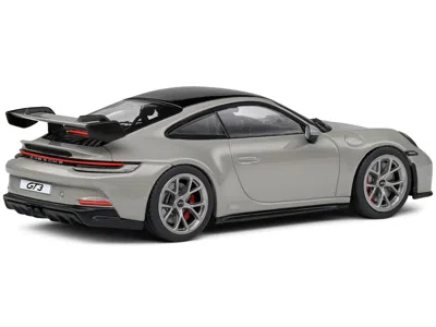 Solido Porsche 911 (992) Gt3 Chalk Gray With Black Top 1/43 Diecast Model Car By  In Gold