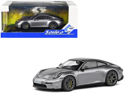 Solido Porsche 911 (992) Gt3 Touring Gt Silver Metallic 1/43 Diecast Model Car By