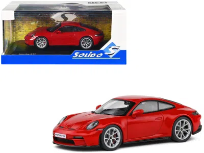 Solido Porsche 911 (992) Gt3 Touring Guards Red 1/43 Diecast Model Car By