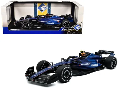 Solido Williams Fw46 #2 Logan Sargeant "williams Racing" Formula One F1 Saudi Arabian Gp (2024) "competitio In Blue