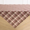Solino Home 100% Pure Line Tablecloth - Rustic Plaid In Rustic Multicolor
