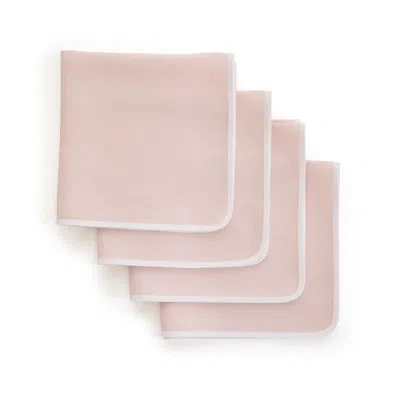 Solino Home 100% Pure Linen Dinner Napkins -kensington In Pink