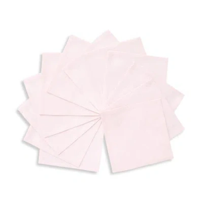 Solino Home Cotton Linen Cocktail Napkins In Pink