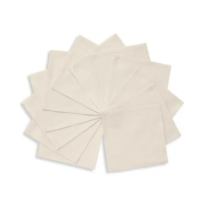 Solino Home Cotton Linen Cocktail Napkins In Sand