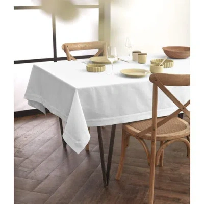 Solino Home Cotton Linen Tablecloth In White