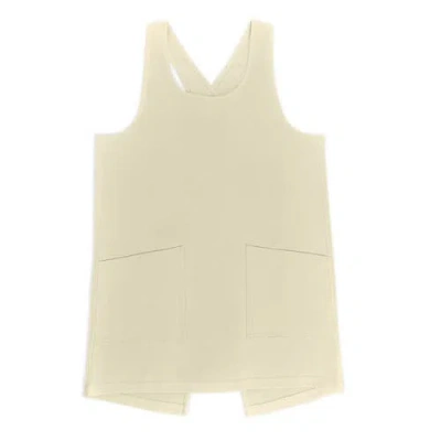 Solino Home Linen Apron In Neutral