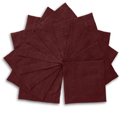 Solino Home Linen Cocktail Napkins In Brown