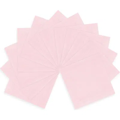 Solino Home Linen Cocktail Napkins In Pink