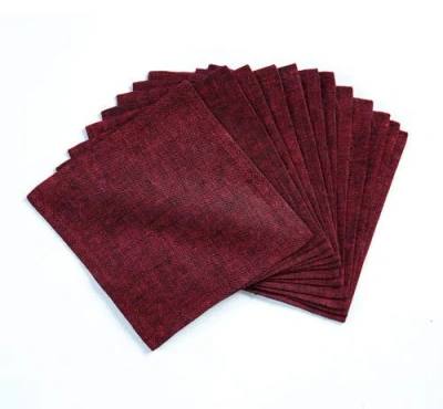 Solino Home Linen Cocktail Napkins In Red