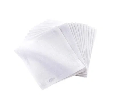 Solino Home Linen Cocktail Napkins In White