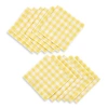 Solino Home Linen Cocktail Napkins In Yellow
