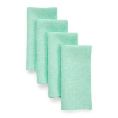 Solino Home Linen Dinner Napkins In Blue
