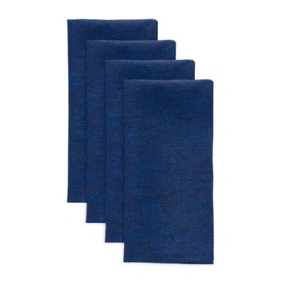 Solino Home Linen Dinner Napkins In Blue