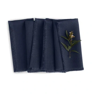 Solino Home Linen Dinner Napkins In Blue