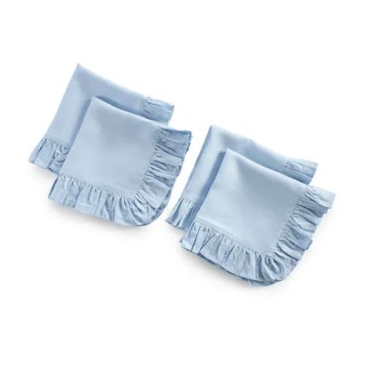 Solino Home Linen Dinner Napkins In Blue