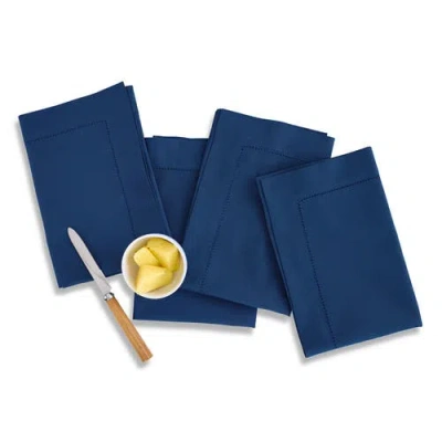 Solino Home Linen Dinner Napkins In Blue