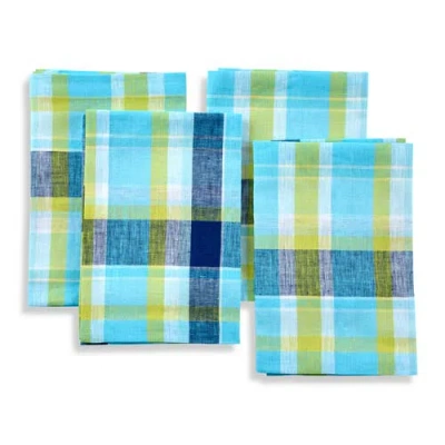 Solino Home Linen Dinner Napkins In Blue