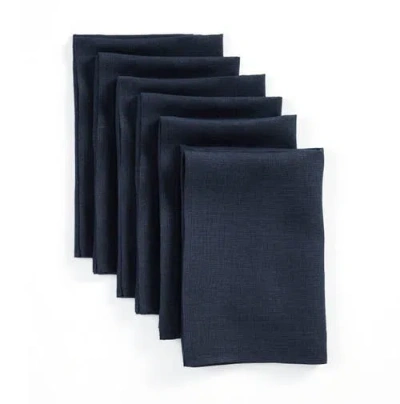Solino Home Linen Dinner Napkins In Blue