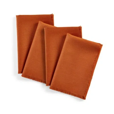 Solino Home Linen Dinner Napkins In Brown