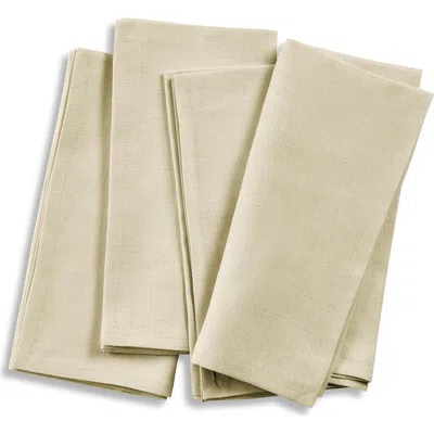 Solino Home Linen Dinner Napkins In Brown