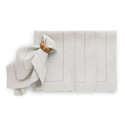 Solino Home Linen Dinner Napkins In Brown