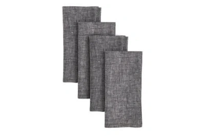 Solino Home Linen Dinner Napkins In Gray