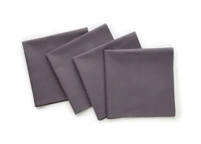 Solino Home Linen Dinner Napkins In Gray