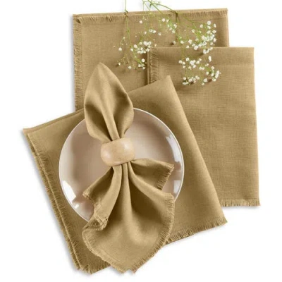 Solino Home Linen Dinner Napkins In Green