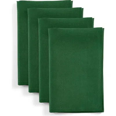 Solino Home Linen Dinner Napkins In Green
