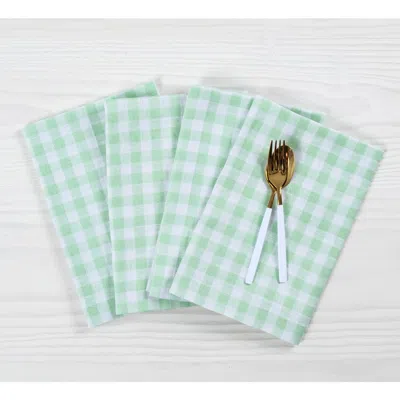 Solino Home Linen Dinner Napkins In Green